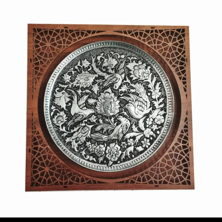 دیوارکوب مسی گل و مرغ