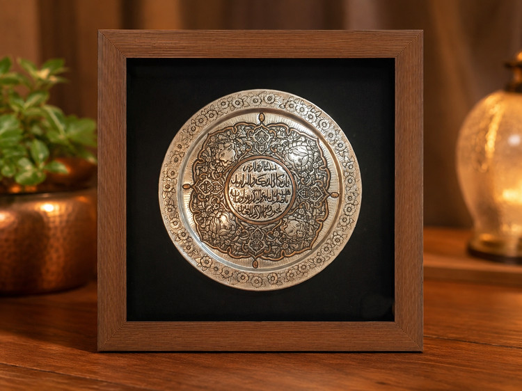 تابلوی قلمزنی مسی طرح ونیکاد
