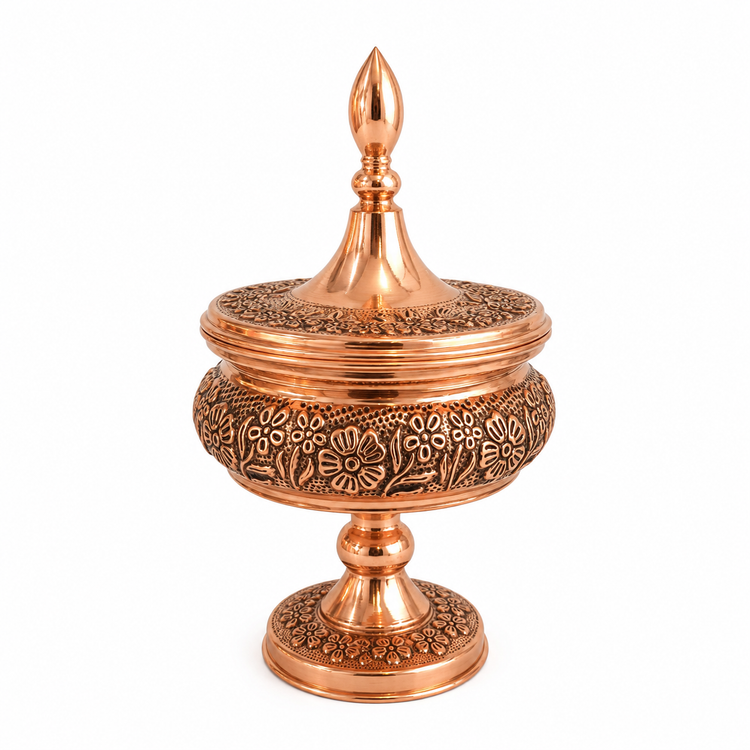شکلات خوری کوچک پایه دار گلبرگ گیلدا در دورنگ