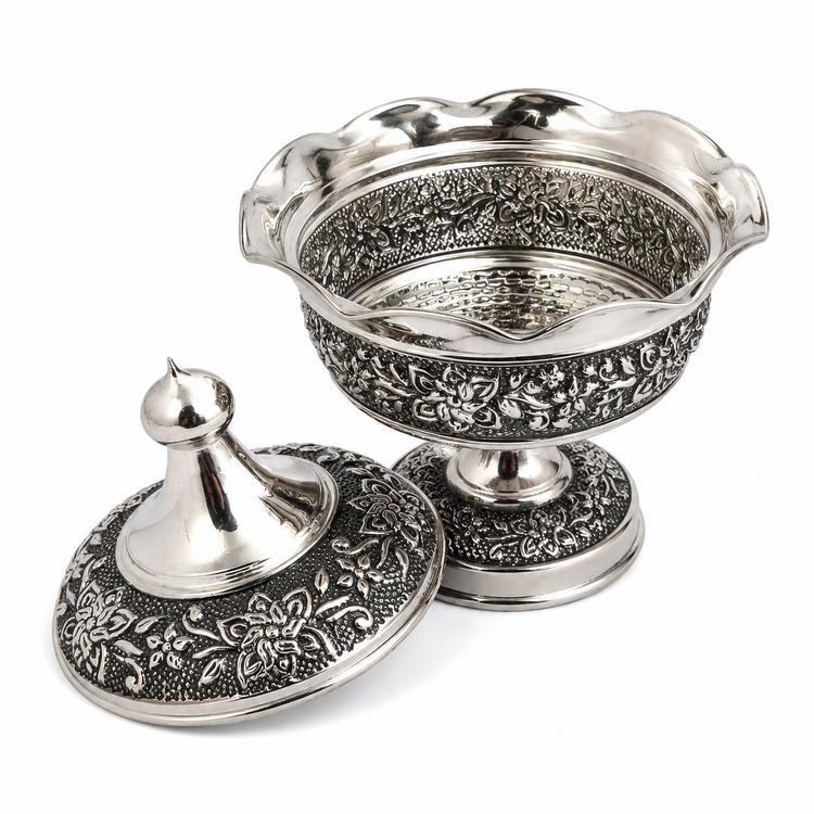 قندان پذیرایی پایه دار یاس گیلدا در دورنگ