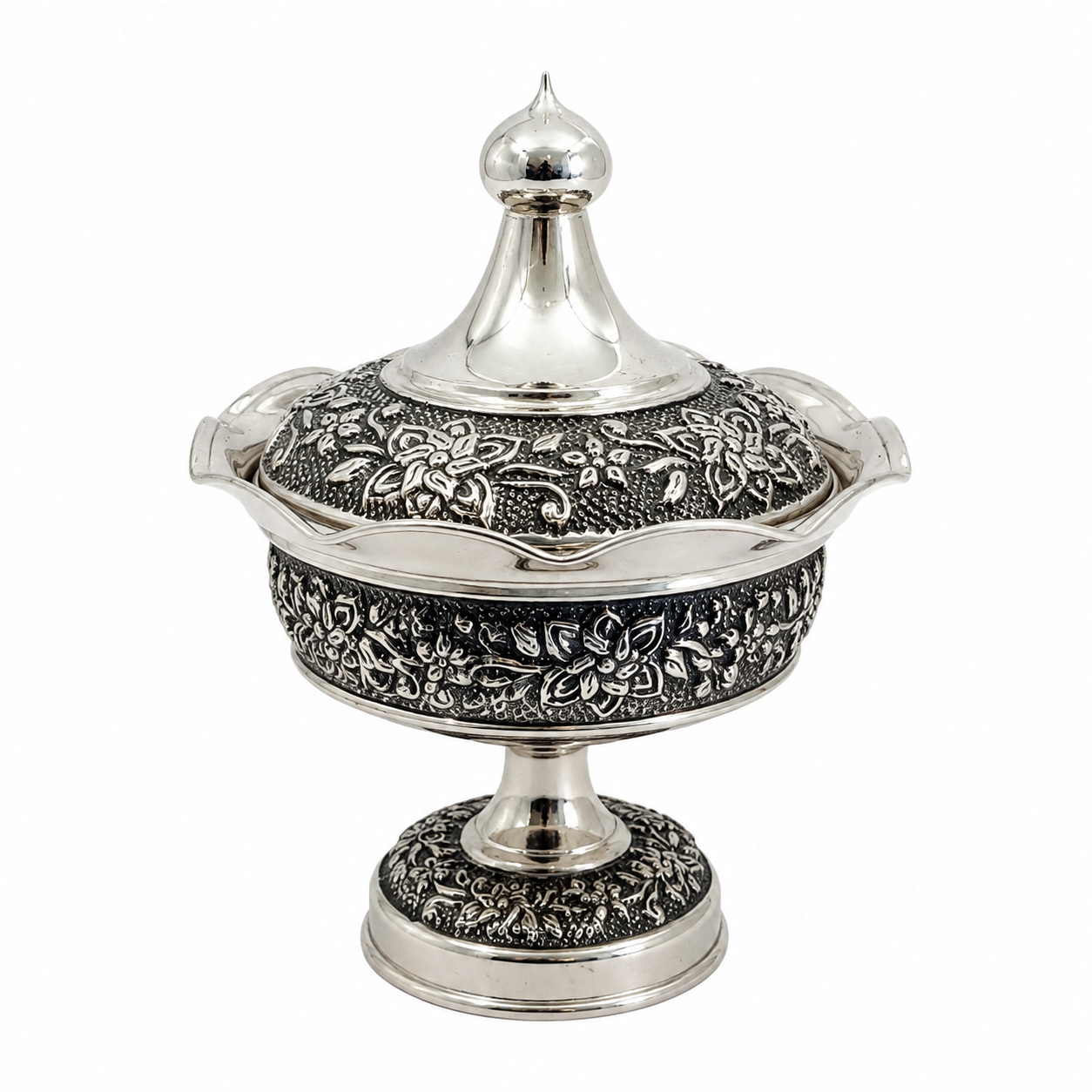 قندان پذیرایی پایه دار یاس گیلدا در دورنگ