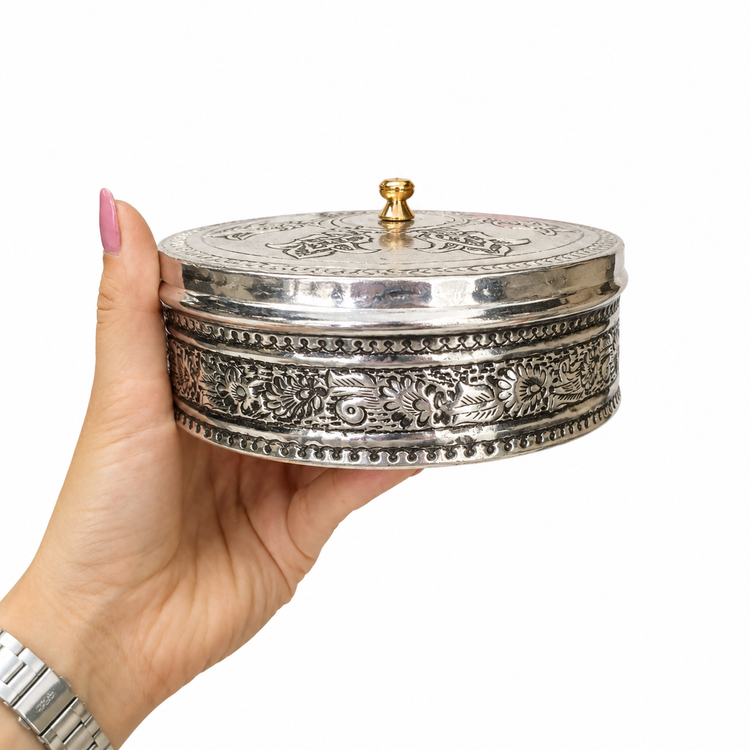 قندان و شکلات خوری مسی قلمزنی هیما زنجان