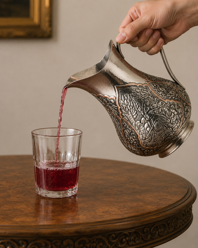 پارچ مسی قلمزنی شده گیلدا
